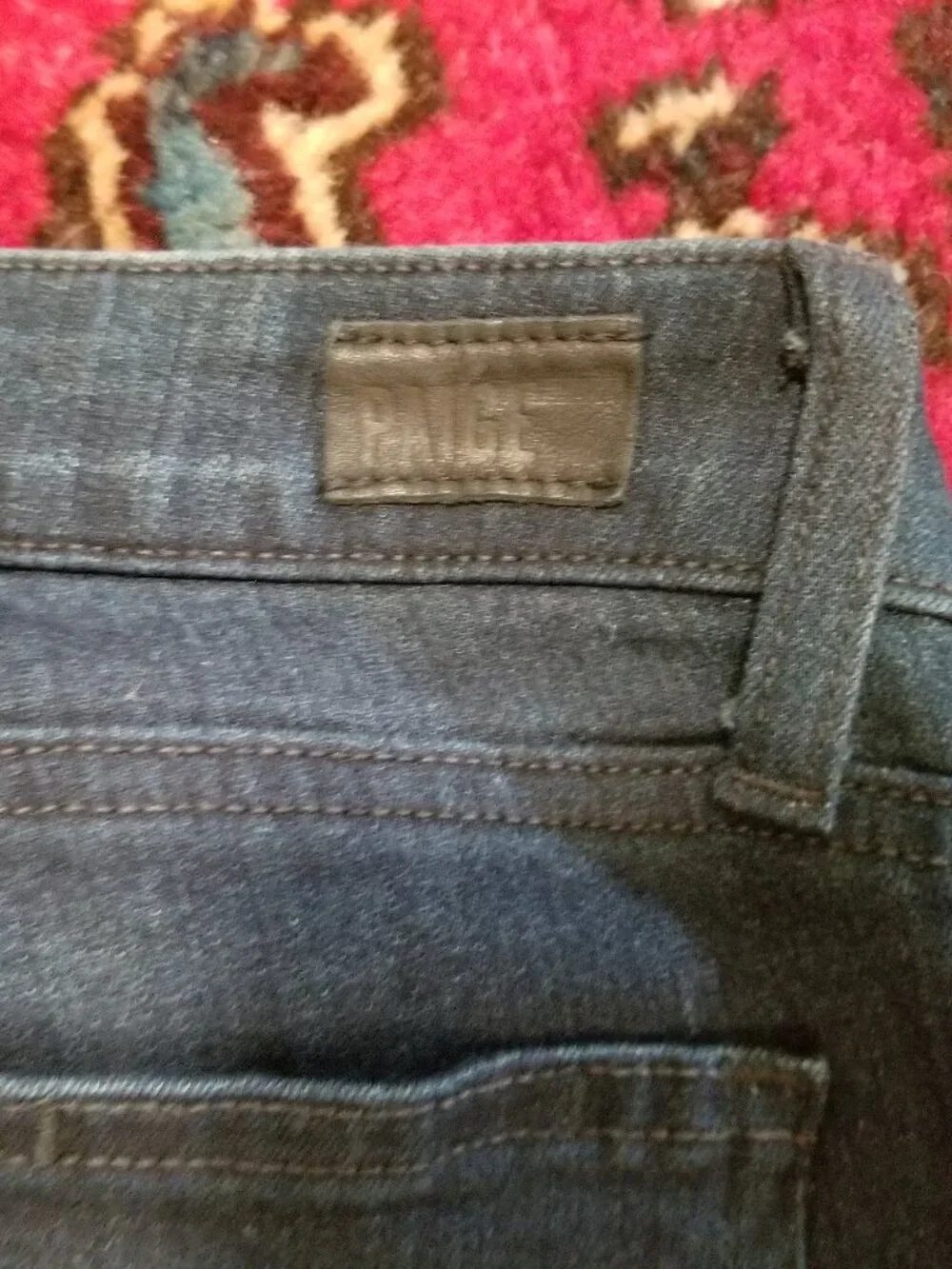 PAIGE Manhattan Dark Blue Jeans – Sz 29 - Picture 9 of 11